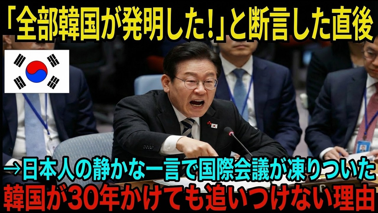 【海外の反応】「それは韓国が発明した！」サムスンのエリートが国際会議で断言→日本人のたった一言で会場が静まり返る…ドイツ人が震えた「見えない根っこ」の正体