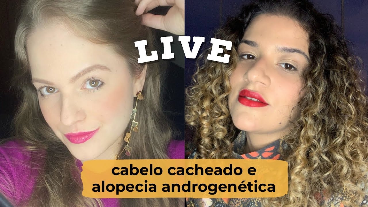 LIVE: CABELO CACHEADO e ALOPECIA ANDROGENÉTICA | Por Mais Fios e Marília Taboada