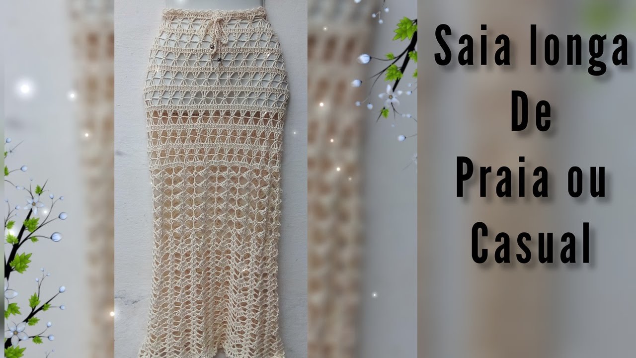 ✨SAIA LONGA DE PRAIA EM CROCHE💲FALEI VALORES DE VENDA!💰POR QUANTO EU VENDO???