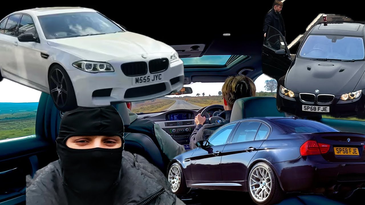 Speed, sound, and lots of fun. BMW M5 meets BMW M3 