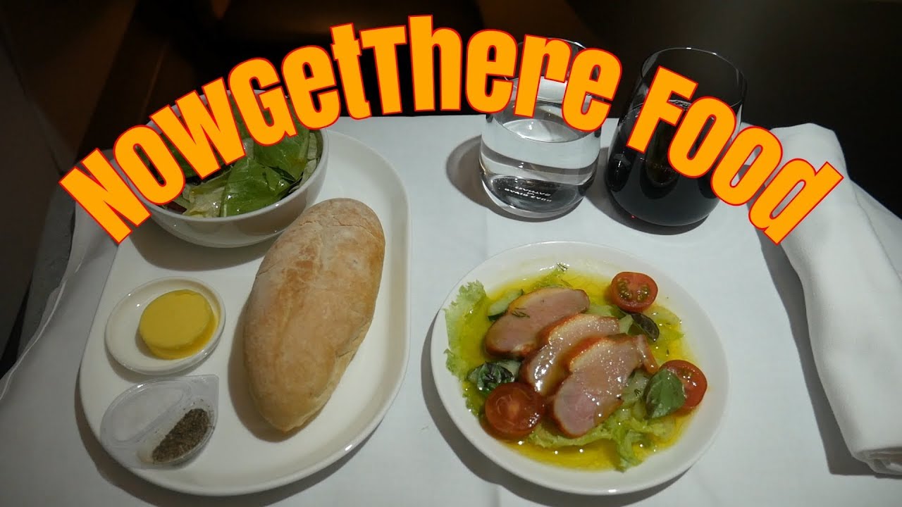 Best Airline Food I Have Ever Eaten - Qantas Food Review