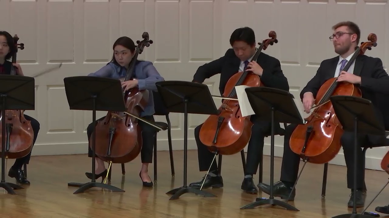 Yale Cellos perform Debussy's La mer, L. 109 (arr. Cheng 