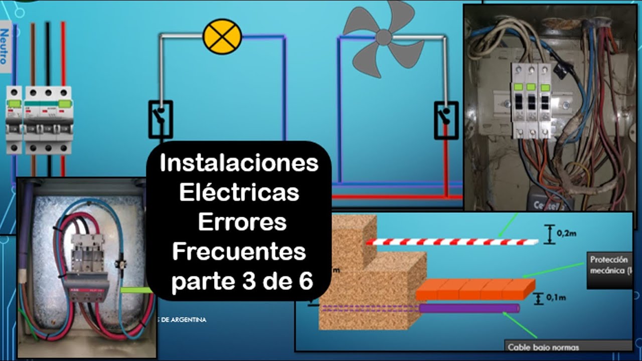 Errores frecuentes en las Instalaciones Eléctricas _Parte 1 de 2_ En vivo para AAIERIC.