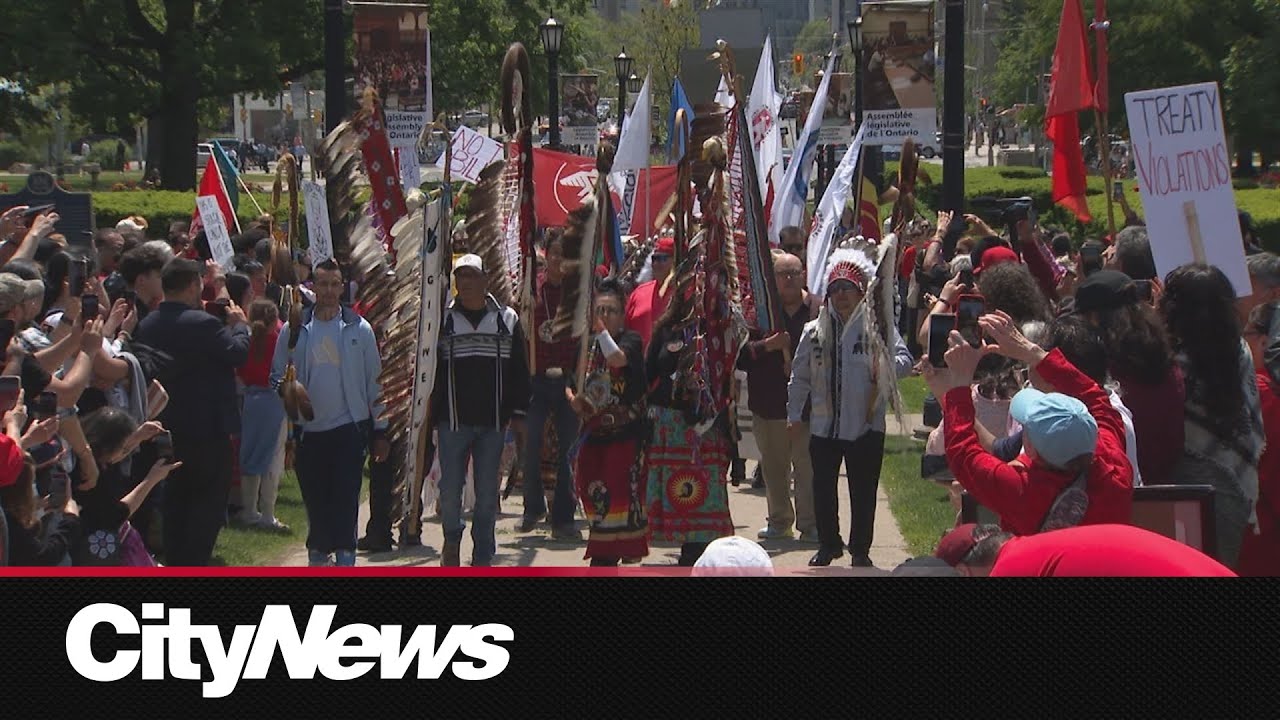 First Nations communities and leaders rally against Bill 5