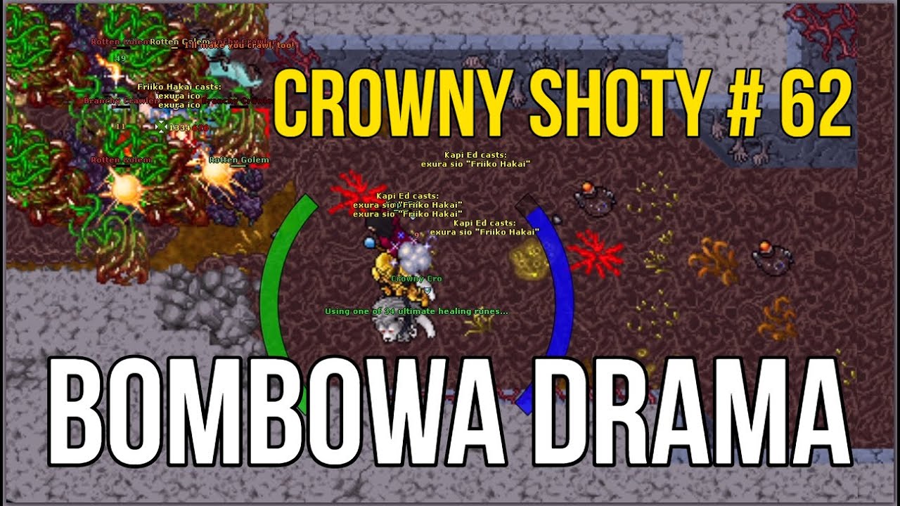 #62 Bombowa Drama | Crowny Shoty | Tibia Damora
