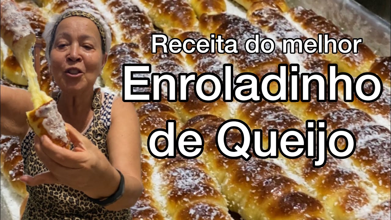 O MELHOR ENROLADINHO DE QUEIJO CASEIRO