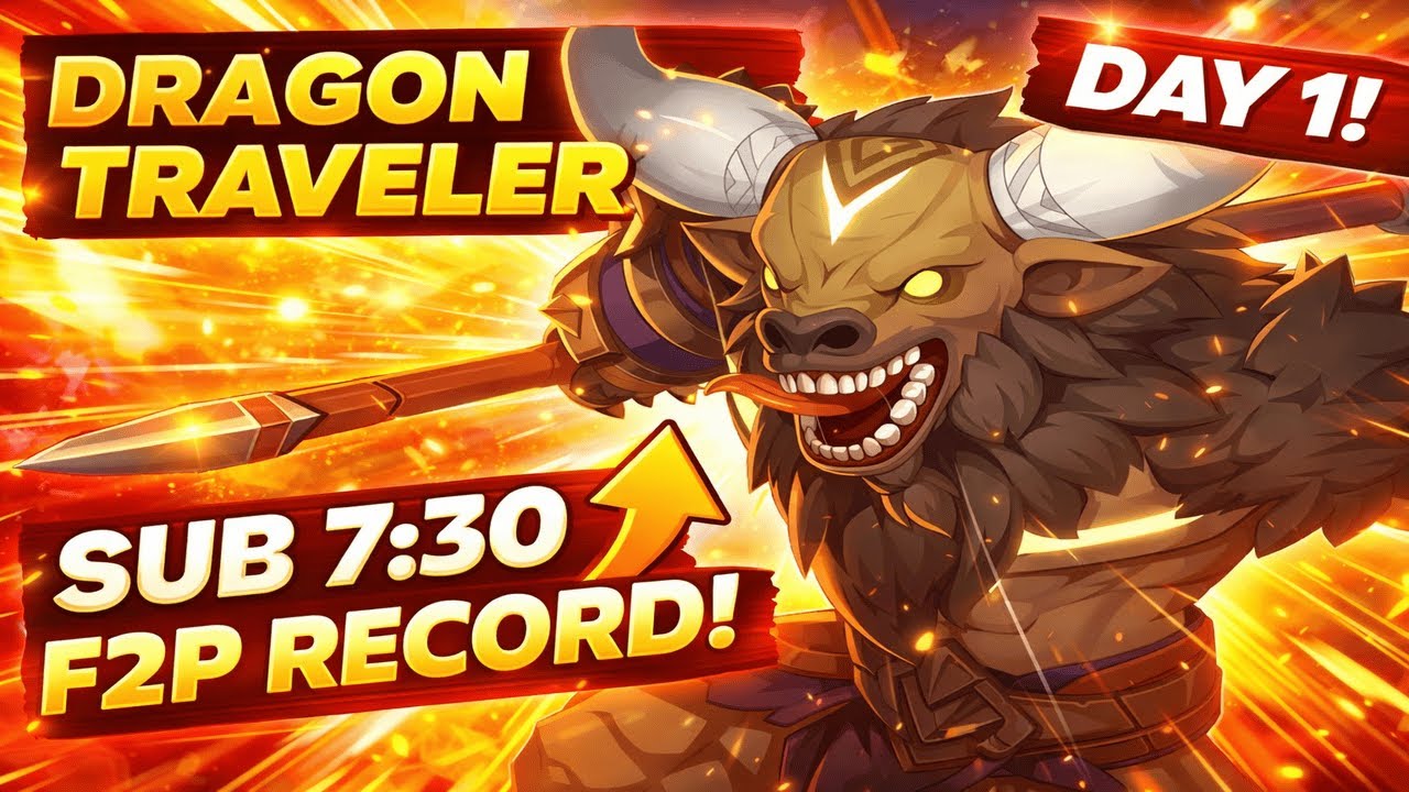 Dragon Traveler F2P Coliseum Record: Sub-7:30 Day 1!