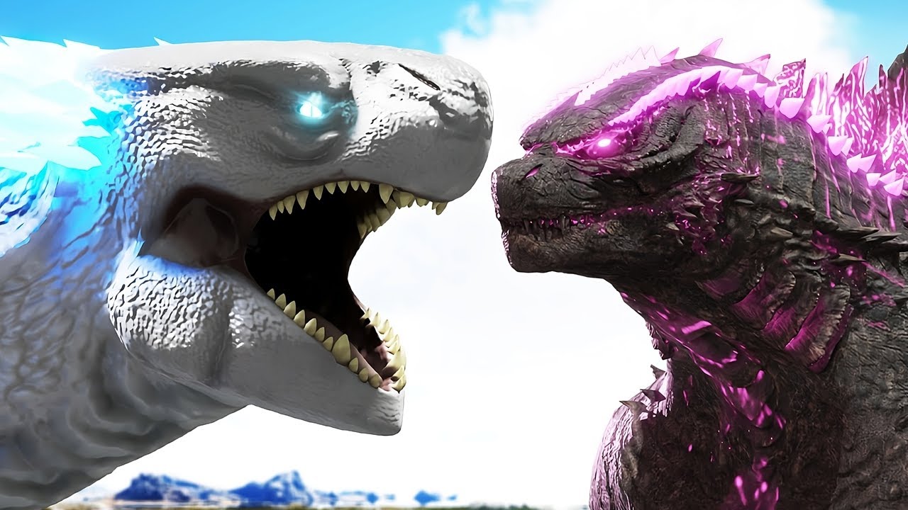 Evolved Godzilla vs TITANUS SHIMO (hella cray)