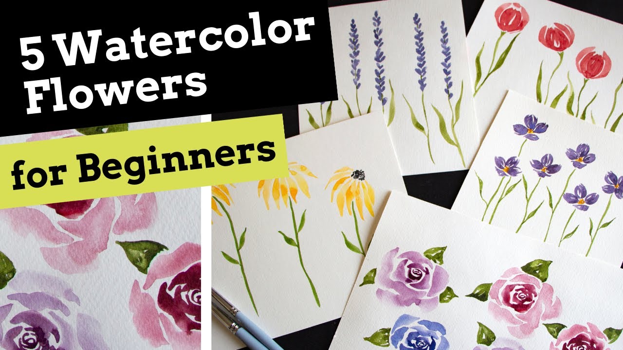 How to Paint Flowers in Watercolors