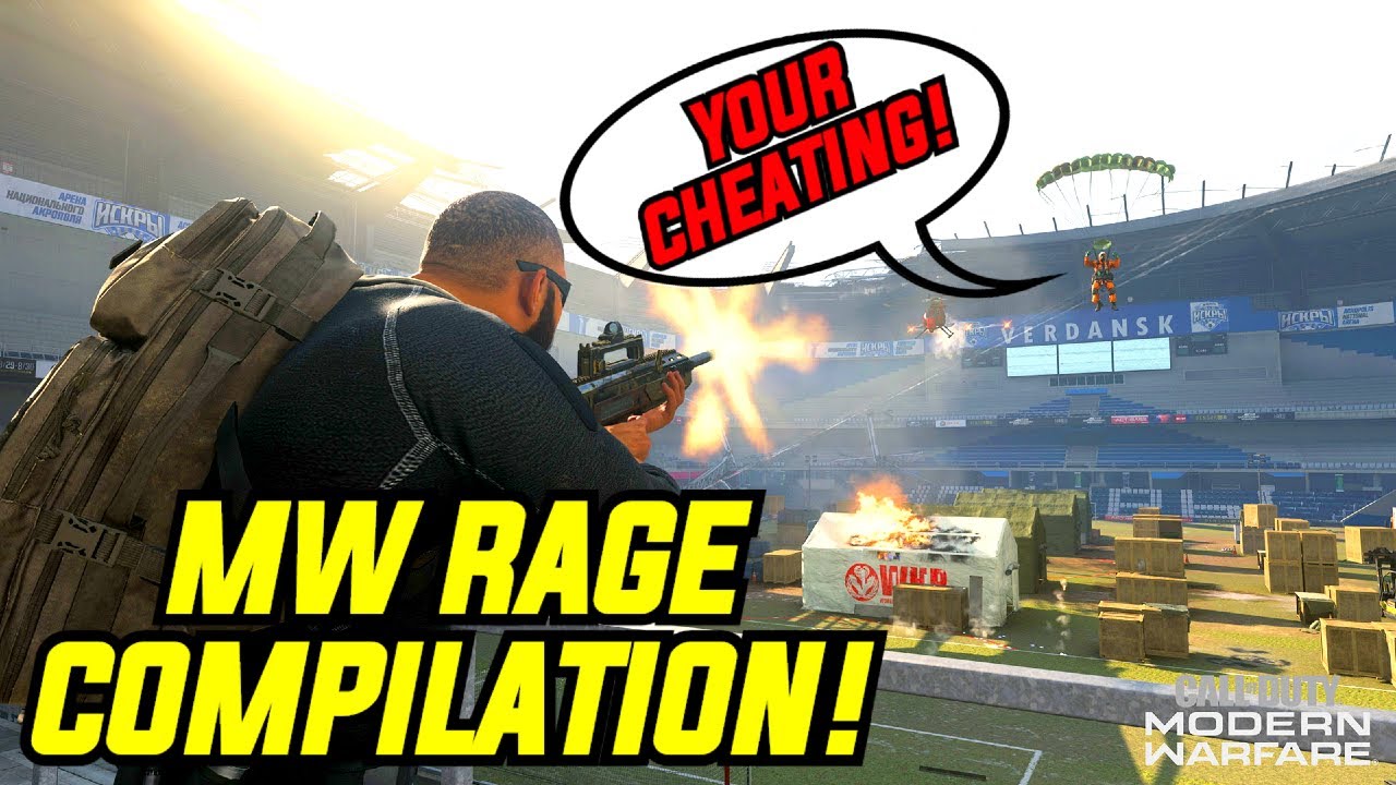Modern Warfare RAGE REACTION Compilation! (MW Rage Reaction Compilation)