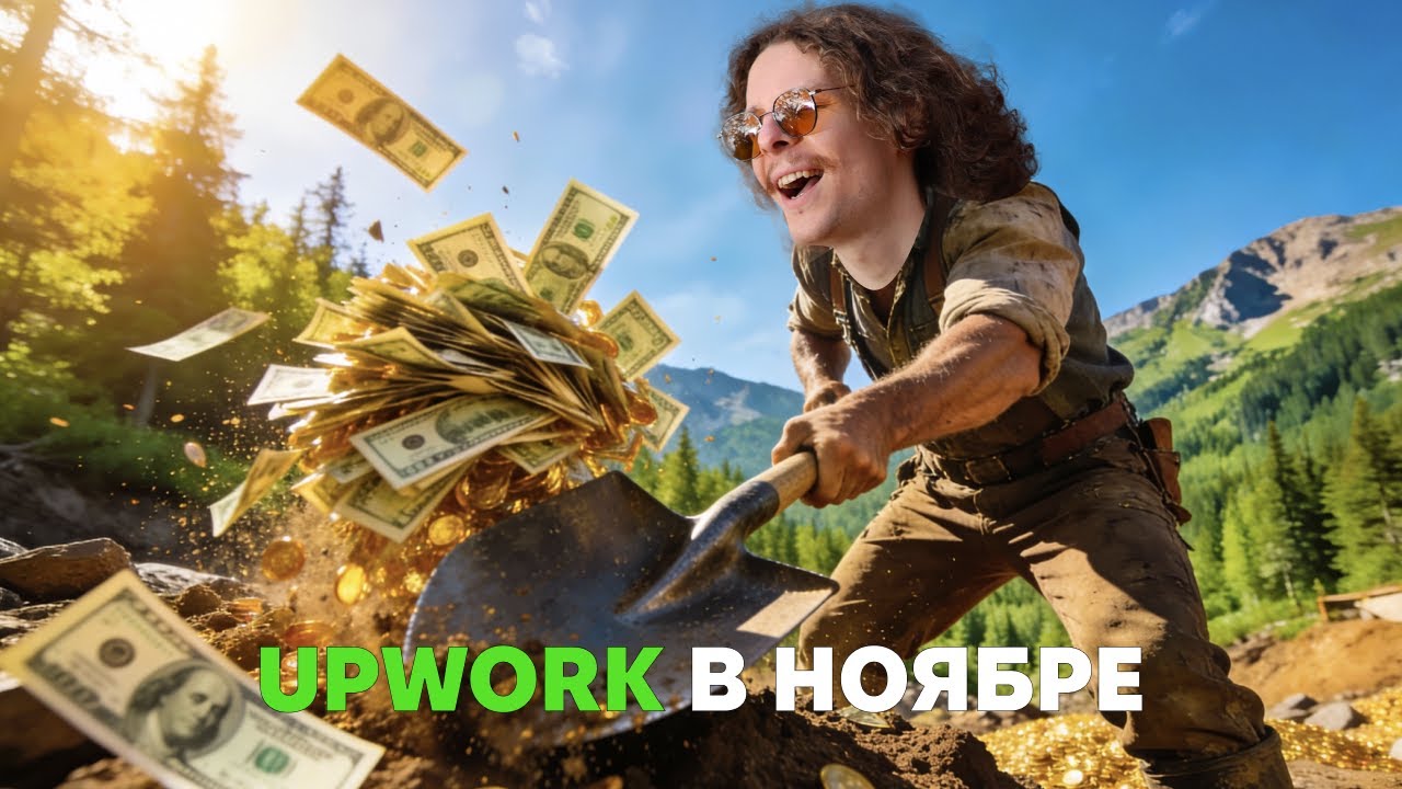 Фарм на Upwork за ноябрь 2025: $13k+ реальные контракты и разбор статистики!