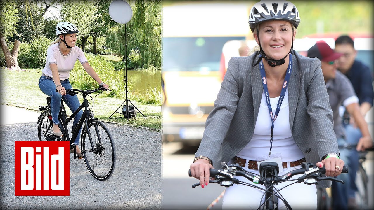 Fahrradhelm: Bettina Wulff setzt sich ein ( Bundespräsident )