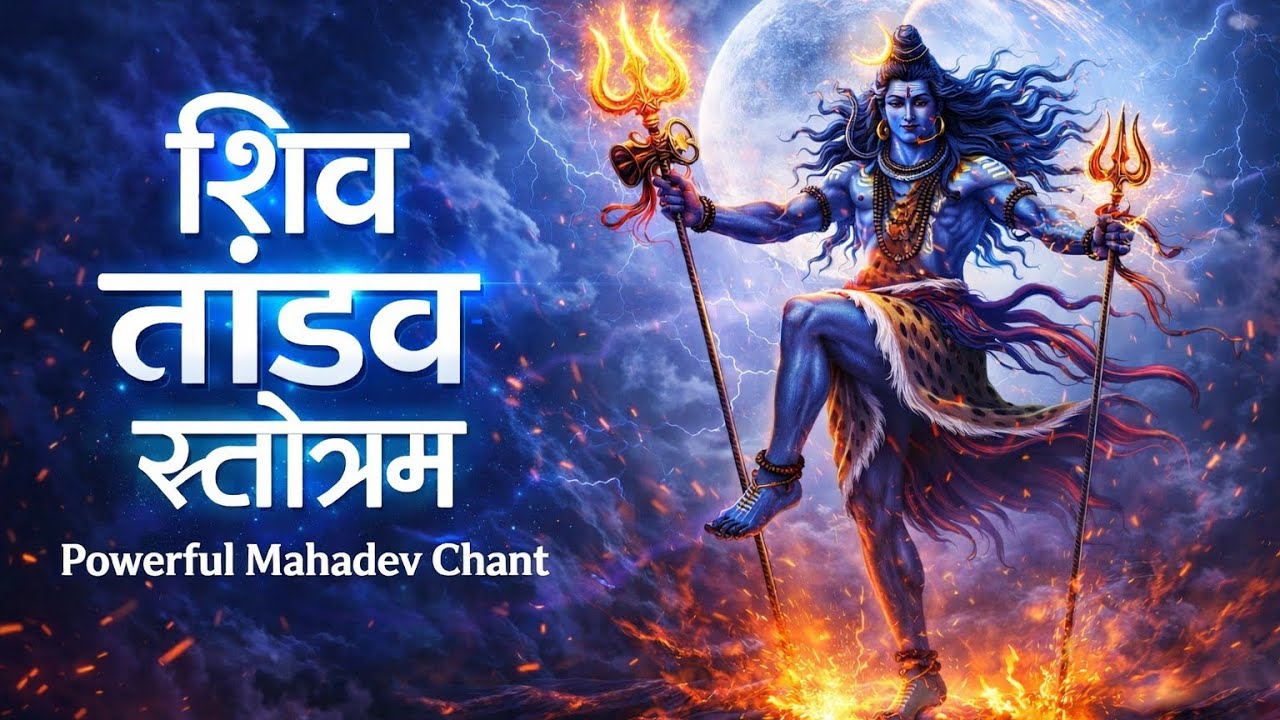 World's Most Powerful Shiv Mantra 🔱 Shiv Tandav Stotram | रोंगटे खड़े हो जायेंगे!(NO COPYRIGHT MUSIC)