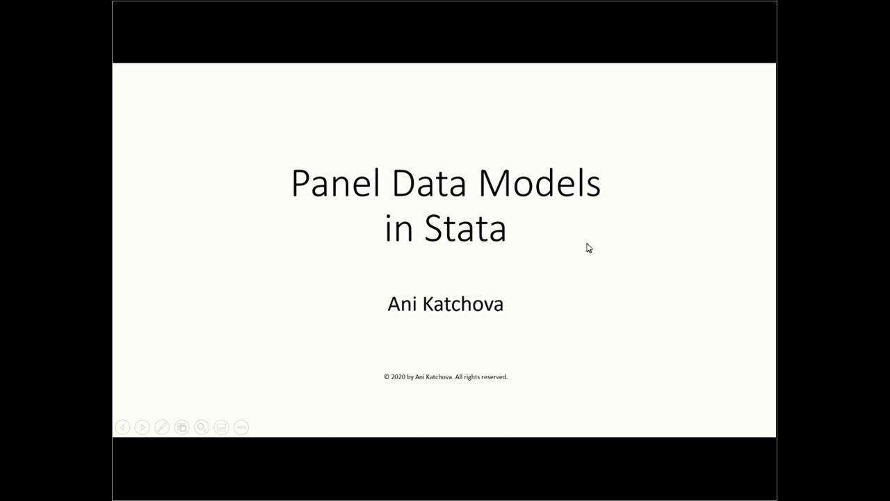 Panel Data Models in Stata
