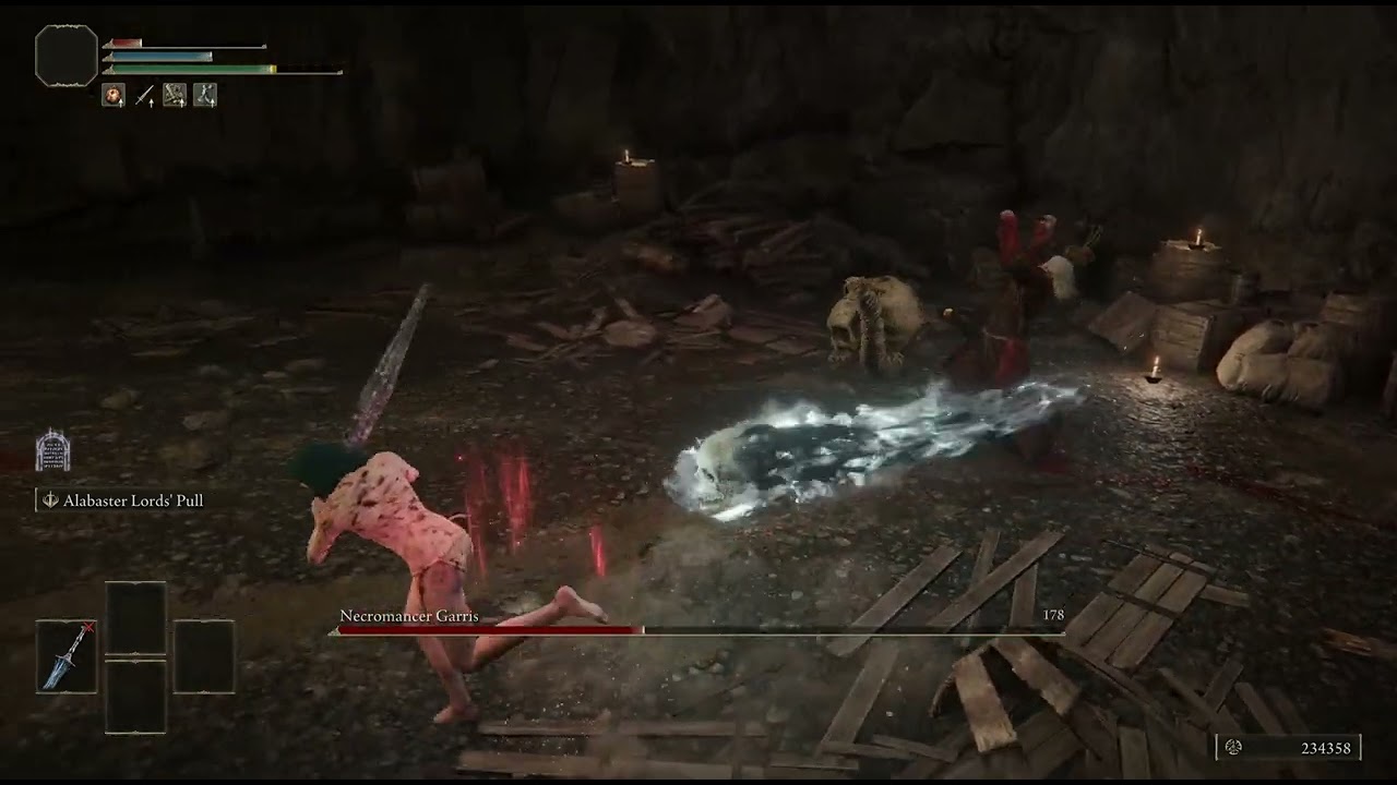 Necromancer Garris - RL1 NG+7 +0 Weapon [No Buffs/Aux/AoW]