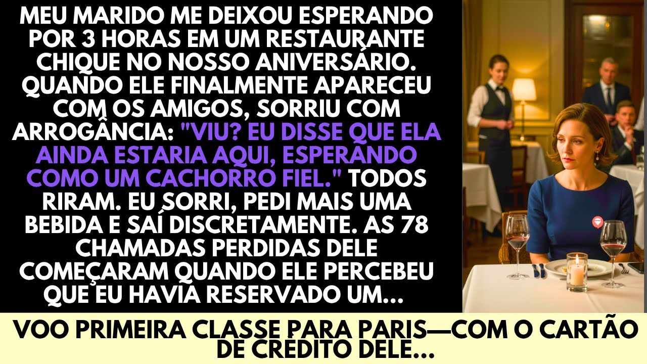 Ele Me Humilhou No Nosso Aniversário — Então Voei Para Paris De Primeira Classe No Cartão Dele!