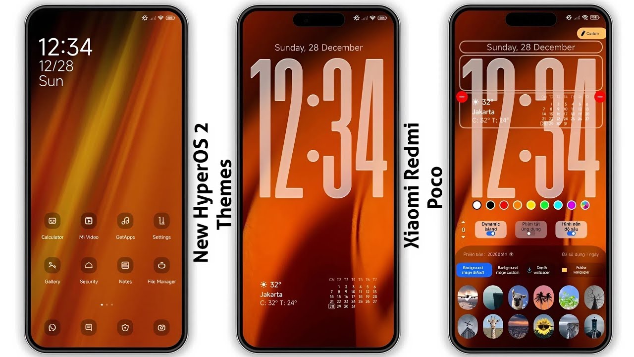 3 новые темы оформления центра управления HyperOS 2 для Xiaomi, Redmi, Poco | 3 лучшие темы Hyper...