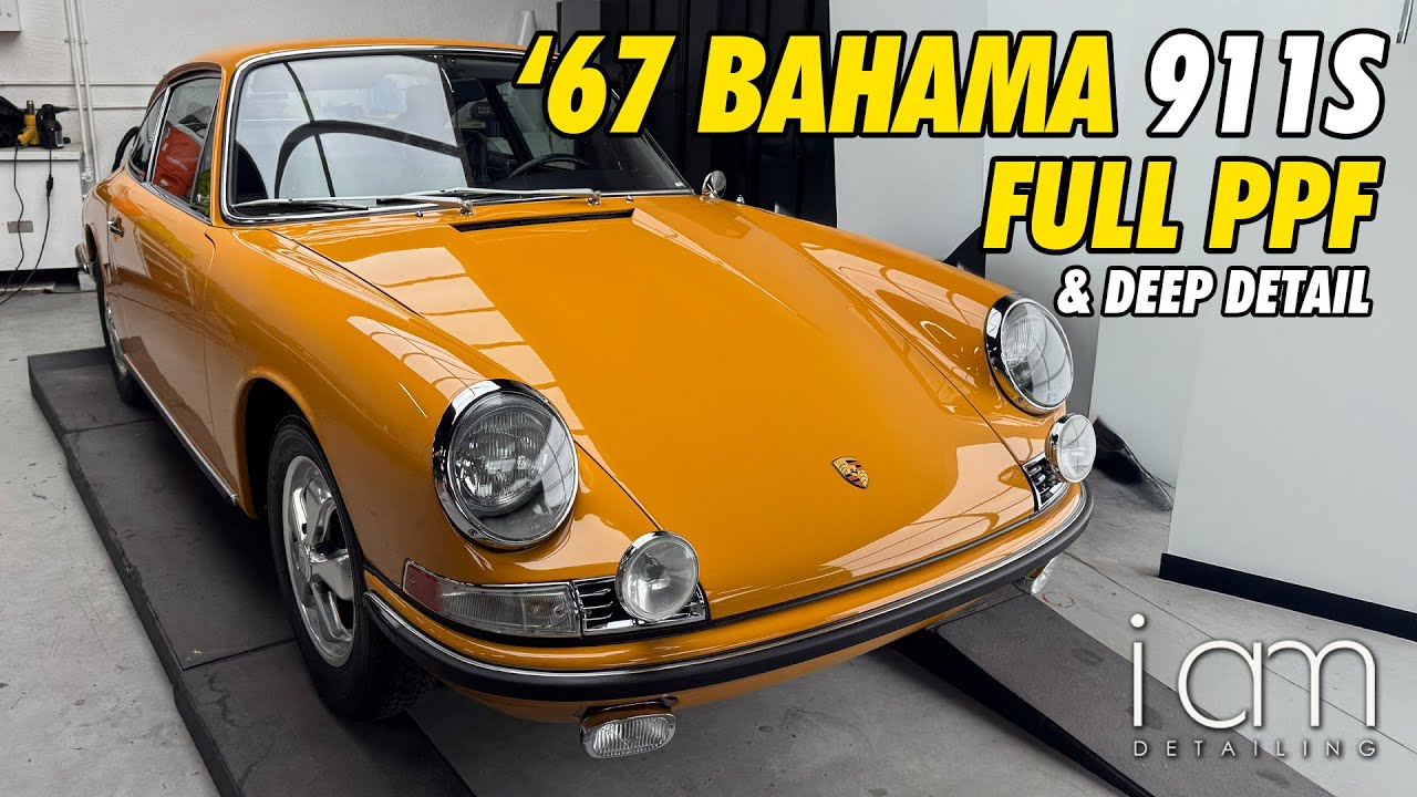 Сохраняя Святой Грааль 911: Полная защита STEK PPF защищает Porsche 911S 1967 года