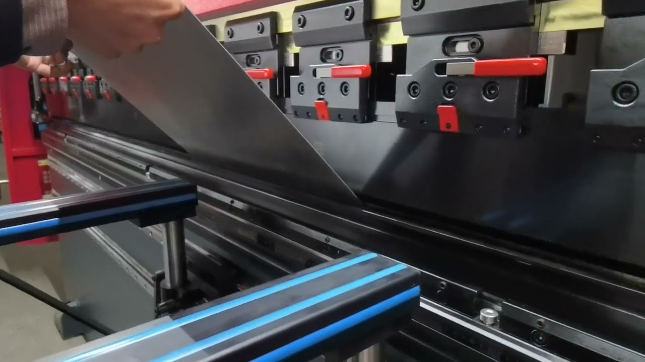220T4000 DA69T 6+1 axis press brake, multi-step programming + bending test
