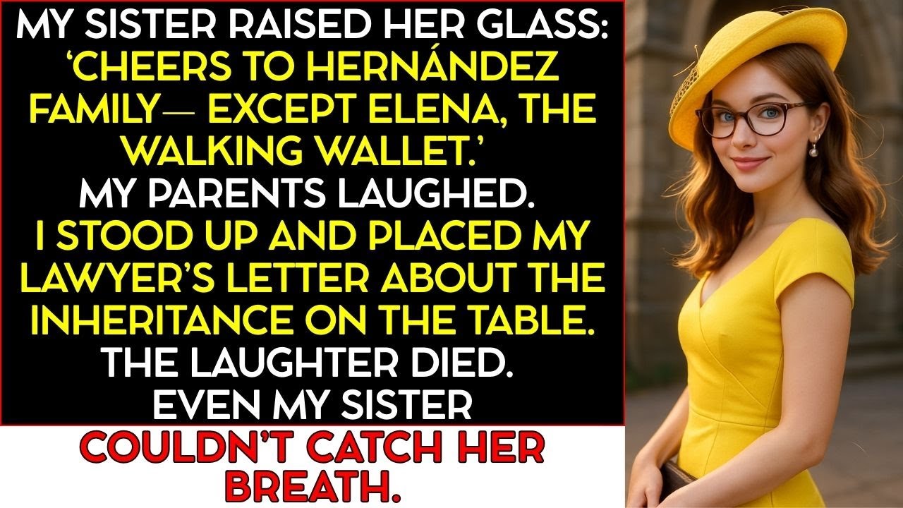 My sister called me “the walking wallet”—until I set a lawyer’s inheritance letter on the table.