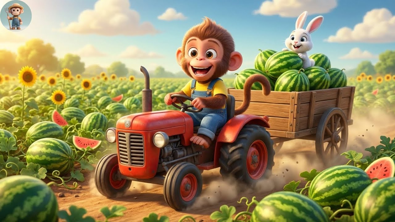 SHOCKING! Monkey Farmer Fights Giant Worm To Save Friends 🐛🚜 | Farm Work