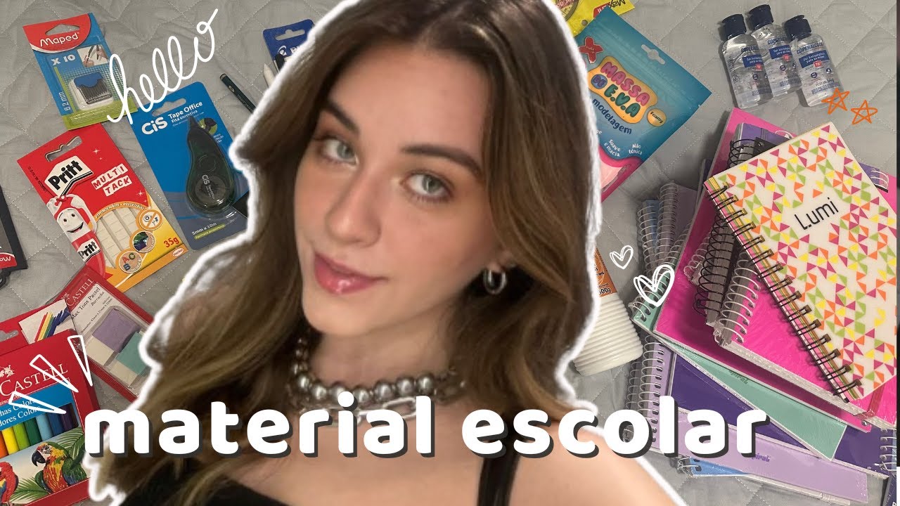 MEU MATERIAL ESCOLAR 2024 - CAROL SANTINA