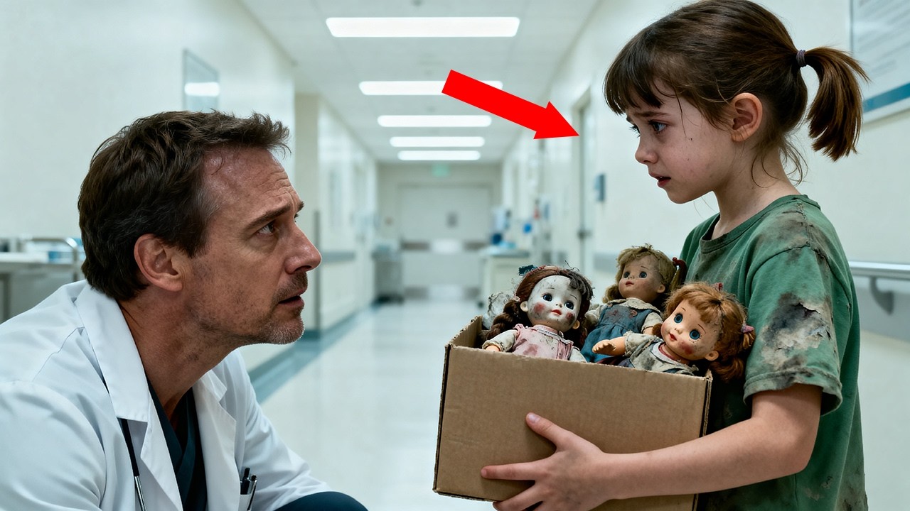 Poor Girl Brings Toys to Hospital to Pay Bill — Billionaire Witnesses and Breaks Down...