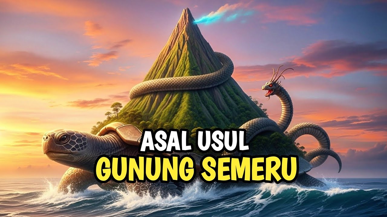 ASAL USUL GUNUNG SEMERU | LEGENDA RAKYAT 
