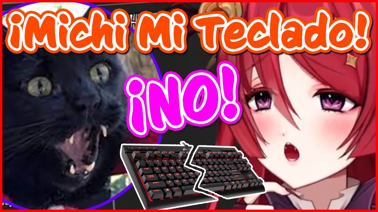 El gato de Himea le hace una travesura durante su stream【Himea D'Almaria】
