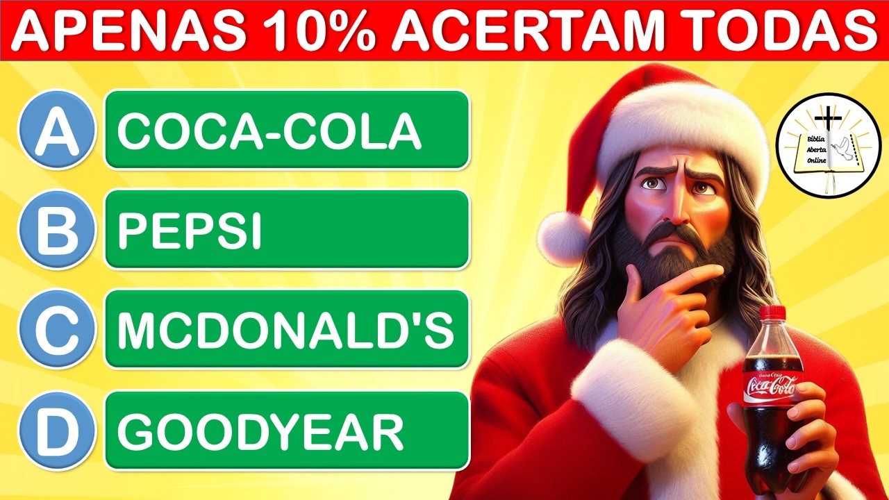 ✝️ 25 PERGUNTAS SOBRE JESUS CRISTO | ESPECIAL DE NATAL | QUIZ BÍBLICO