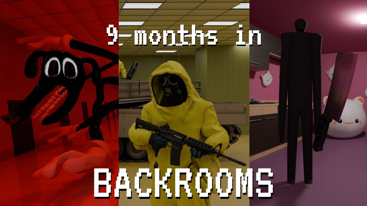 Typical 9 months in BACKROOMS!!! (Found Footage) #backrooms #3d #animation