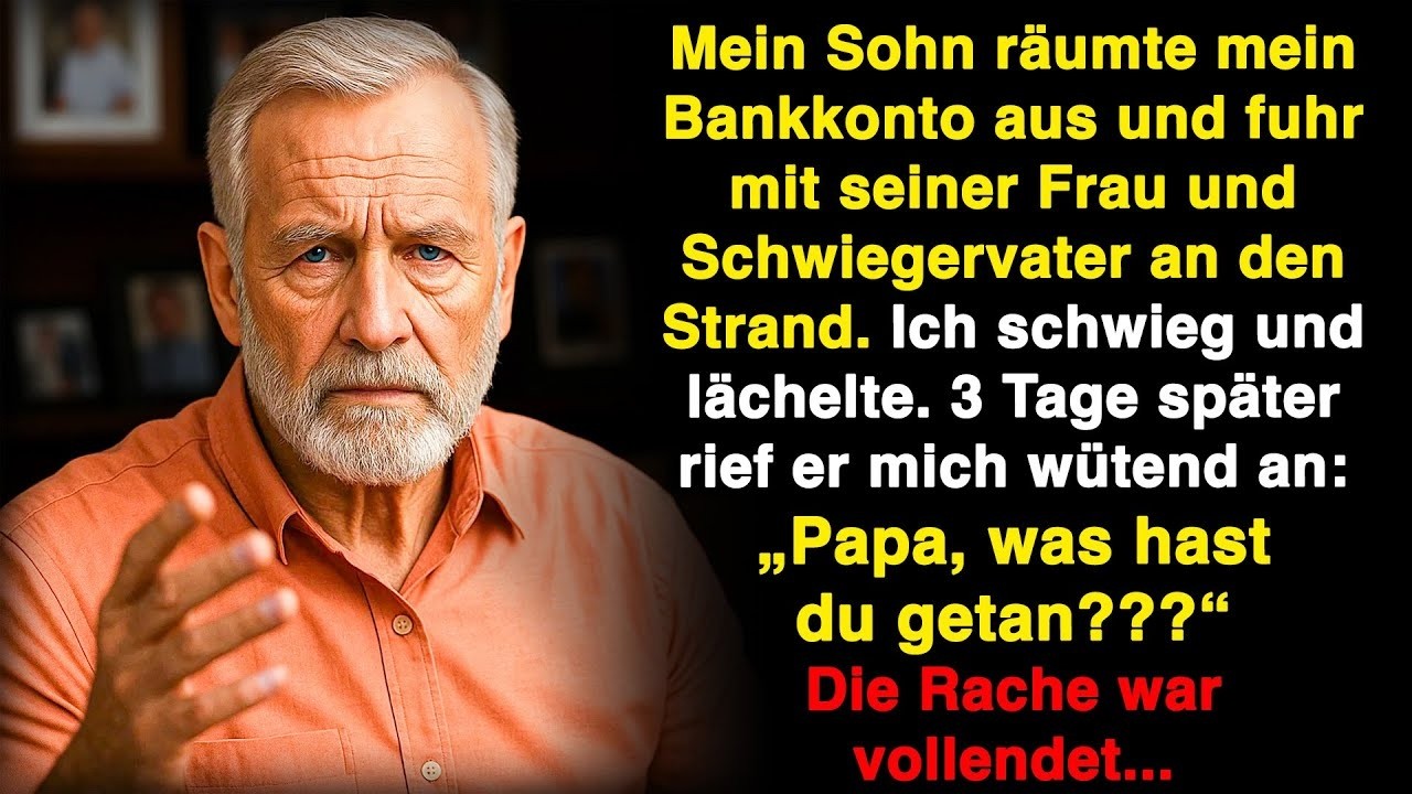 Mein Sohn stahl von mir und fuhr mit seiner Frau und Schwiegervater in den Urlaub