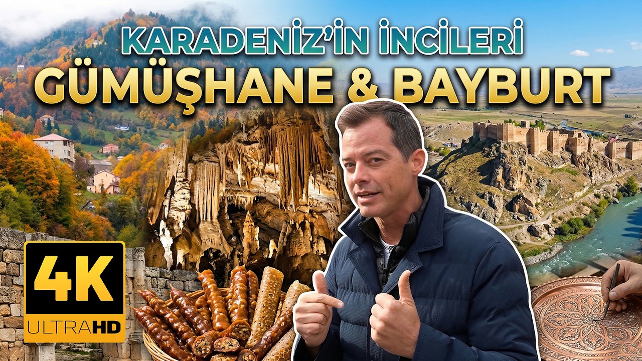 Doğa, Tarih ve Lezzet Dolu Bir Macera: G&uuml;m&uuml;şhane & Bayburt🚗 [4K UHD]