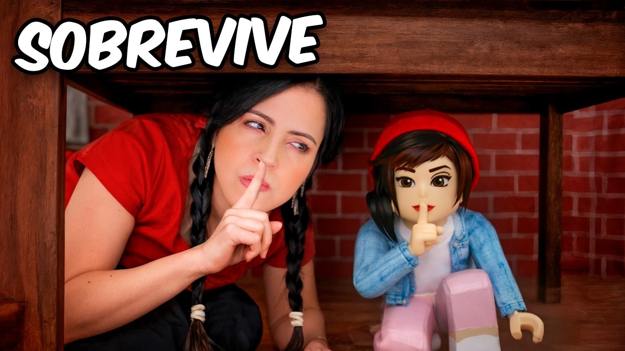 CONSTRUYE Rápido la Casa ⚒️ para SOBREVIVIR a los Monstruos de ROBLOX 😨 Sandra Cires Play