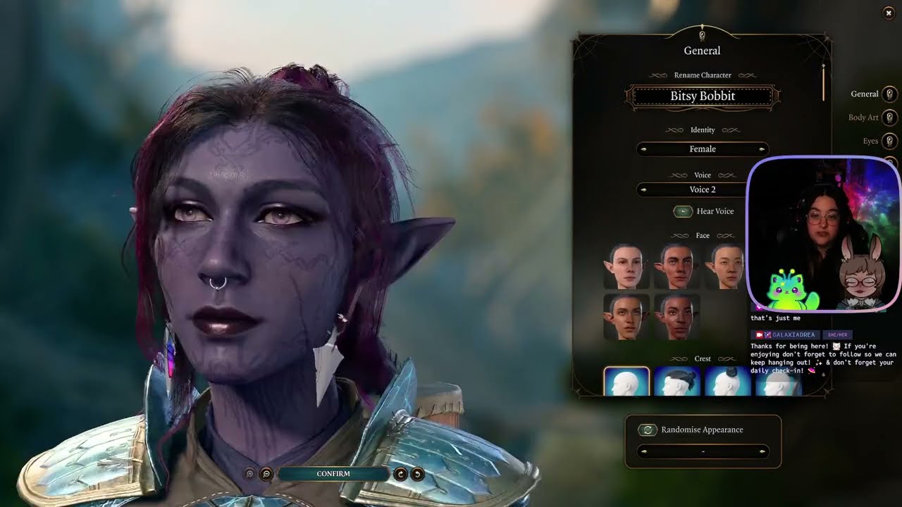 ACT 2 in my sisters 1st playthrough of BG3.. I'm a chaotic lil gnome | GalaxiaDrea VODs