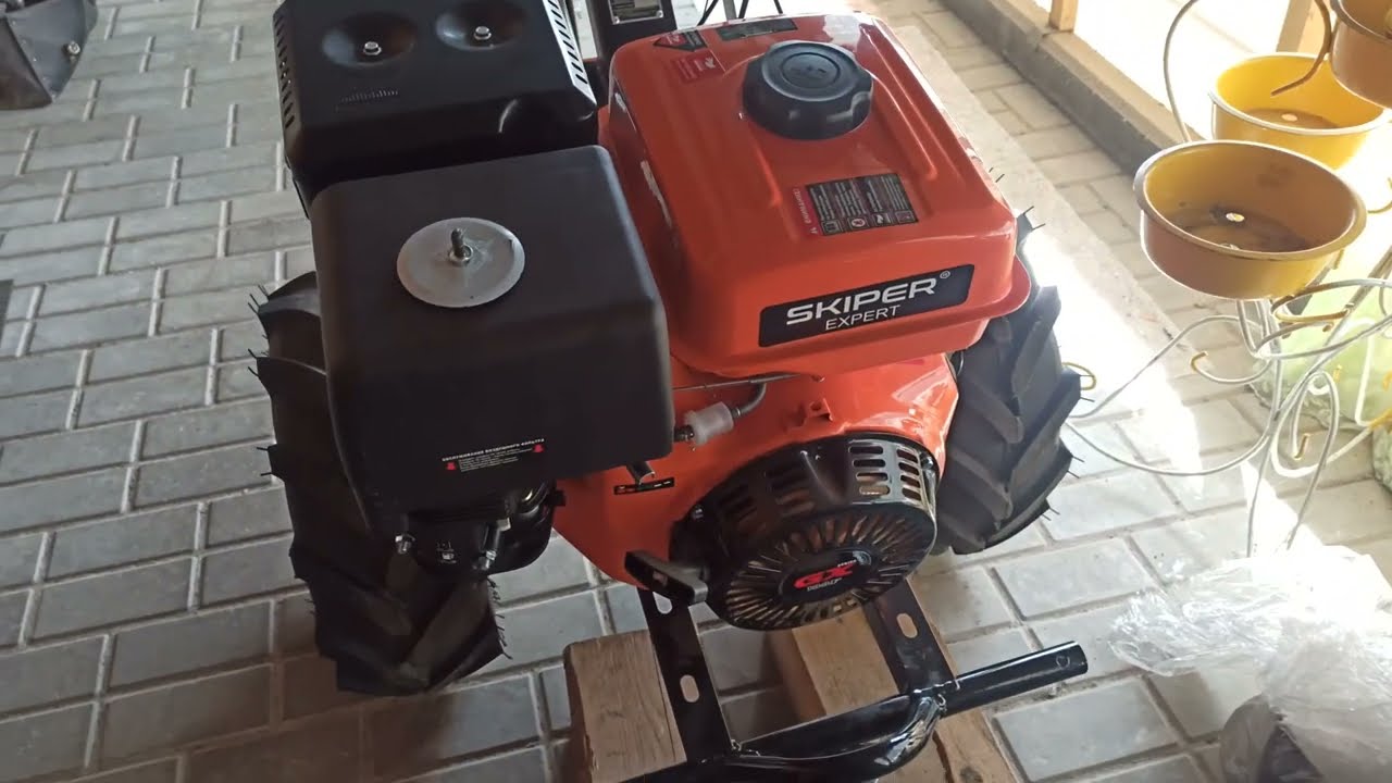МОТОБЛОК SKIPER SP -1400SE EXPERT. СБОРКА и ОБКАТКА