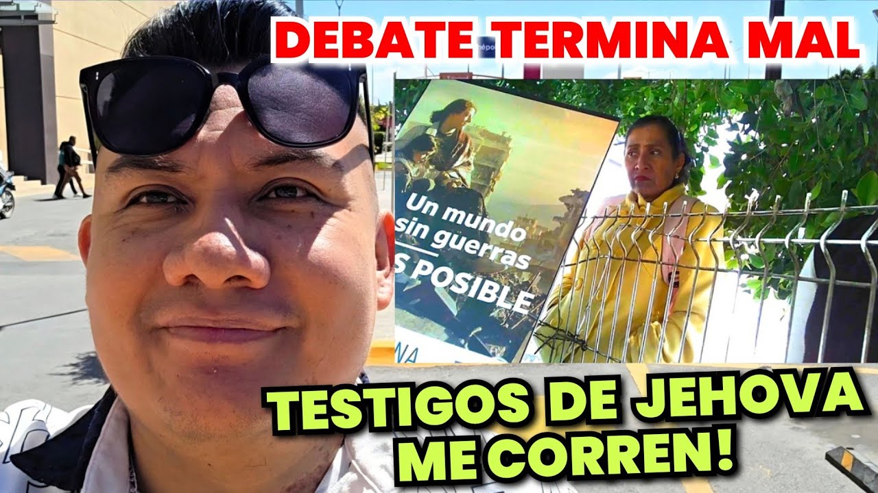 🚨Debate con Testigos de Jehova en la calle TERMINA MAL! 😡😱MIRA EL FINAL ! 