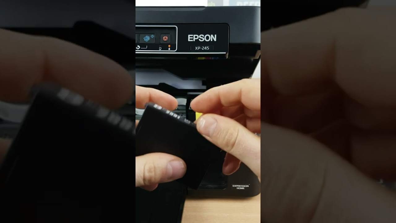 Как установить чернильные картриджи Epson
