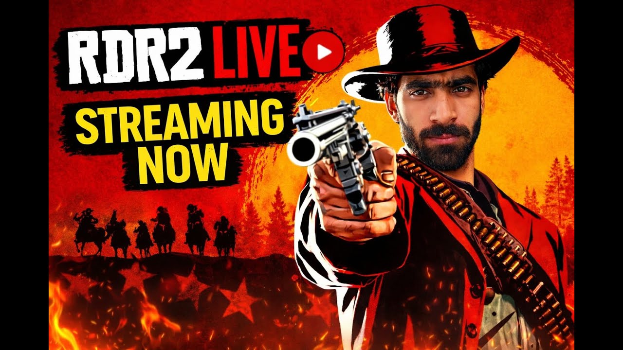 RDR 2 First Time Live 😱 | Wild West Gameplay | Hindi