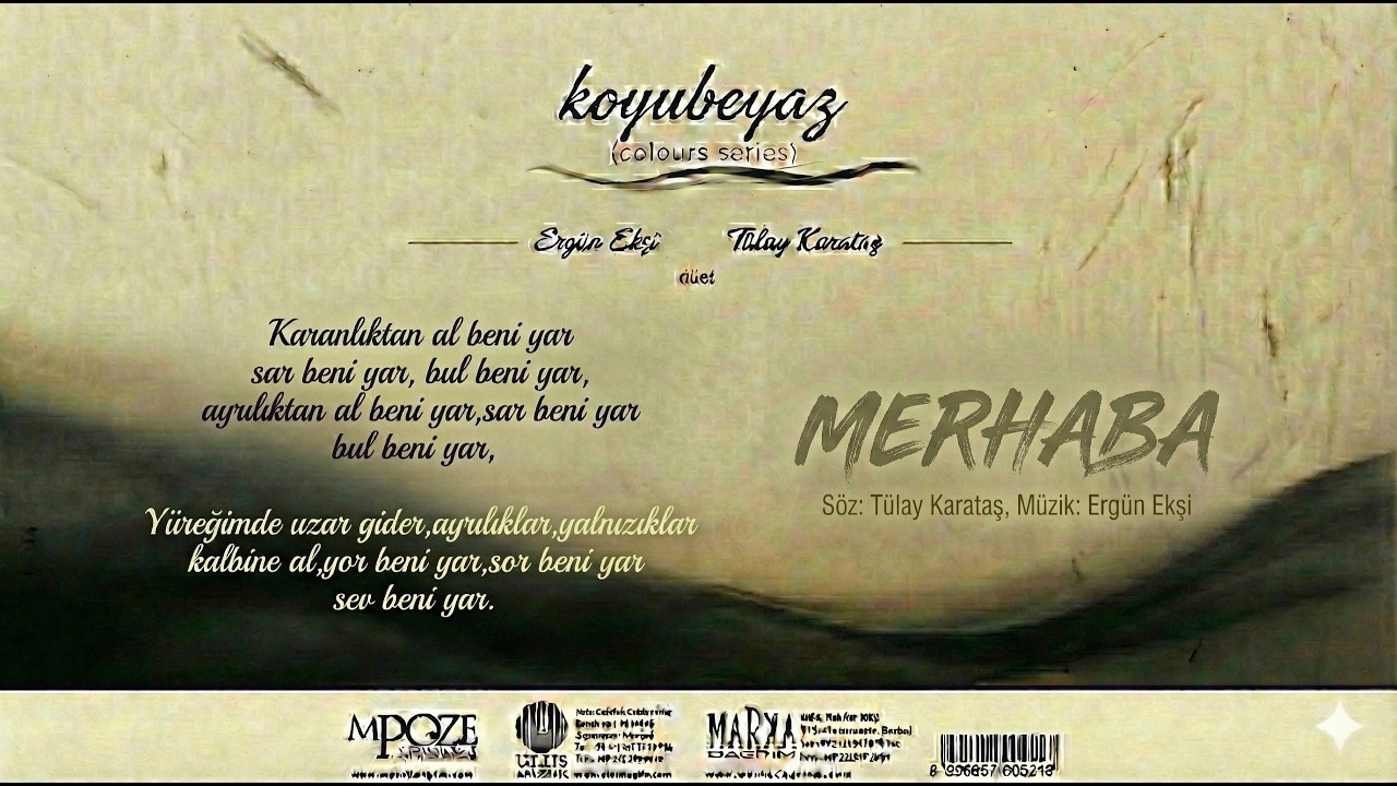 Merhaba - Ergün Ekşi & Tülay Karataş | Koyubeyaz | Düet | (Colours Series)