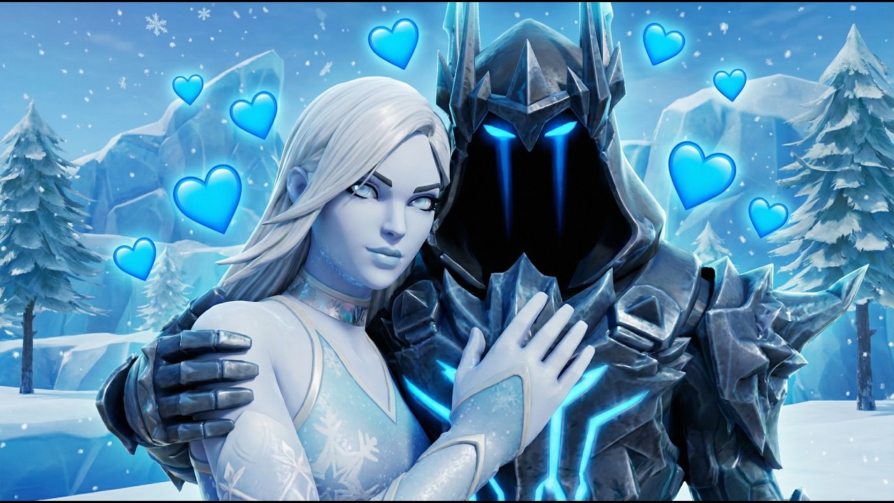 Ice King & Lady Windfrost FALL IN LOVE.. Fortnite Love Story