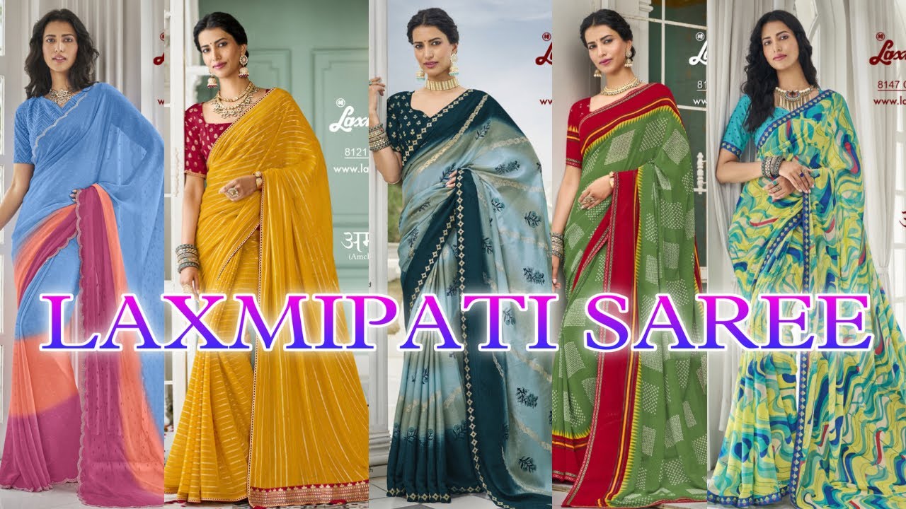 Laxmipati Saree का नया केटलोग AMCHOOR 💕 || 32 Piece Printed Saree Collection ✨ || Free Delivery ✅||
