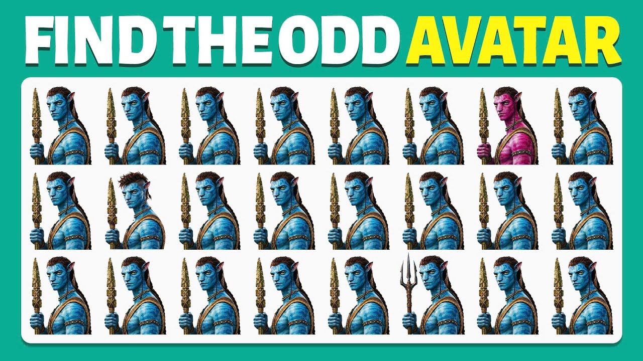 Find the ODD One Out - AVATAR Character 🧠🤯💙 | Easy, Medium, Hard | Cow Quiz