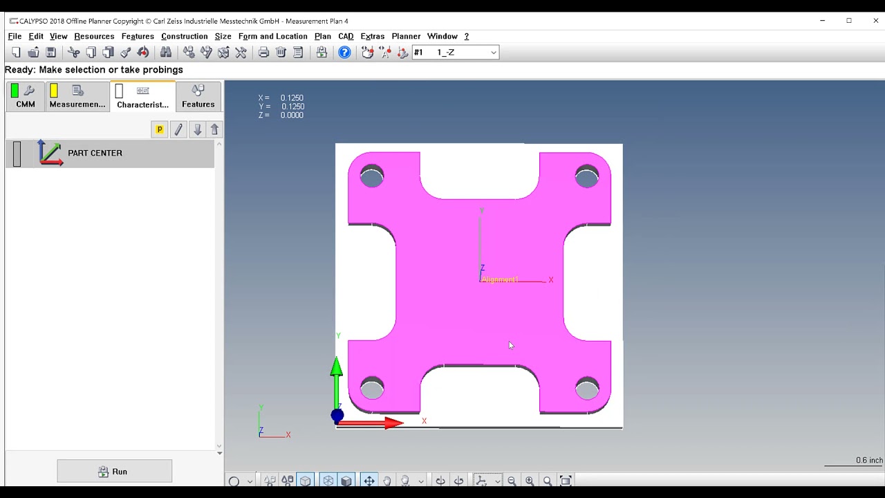 ZEISS CMM CALYPSO CURVE AND SECONDARY ALIGNMENTS