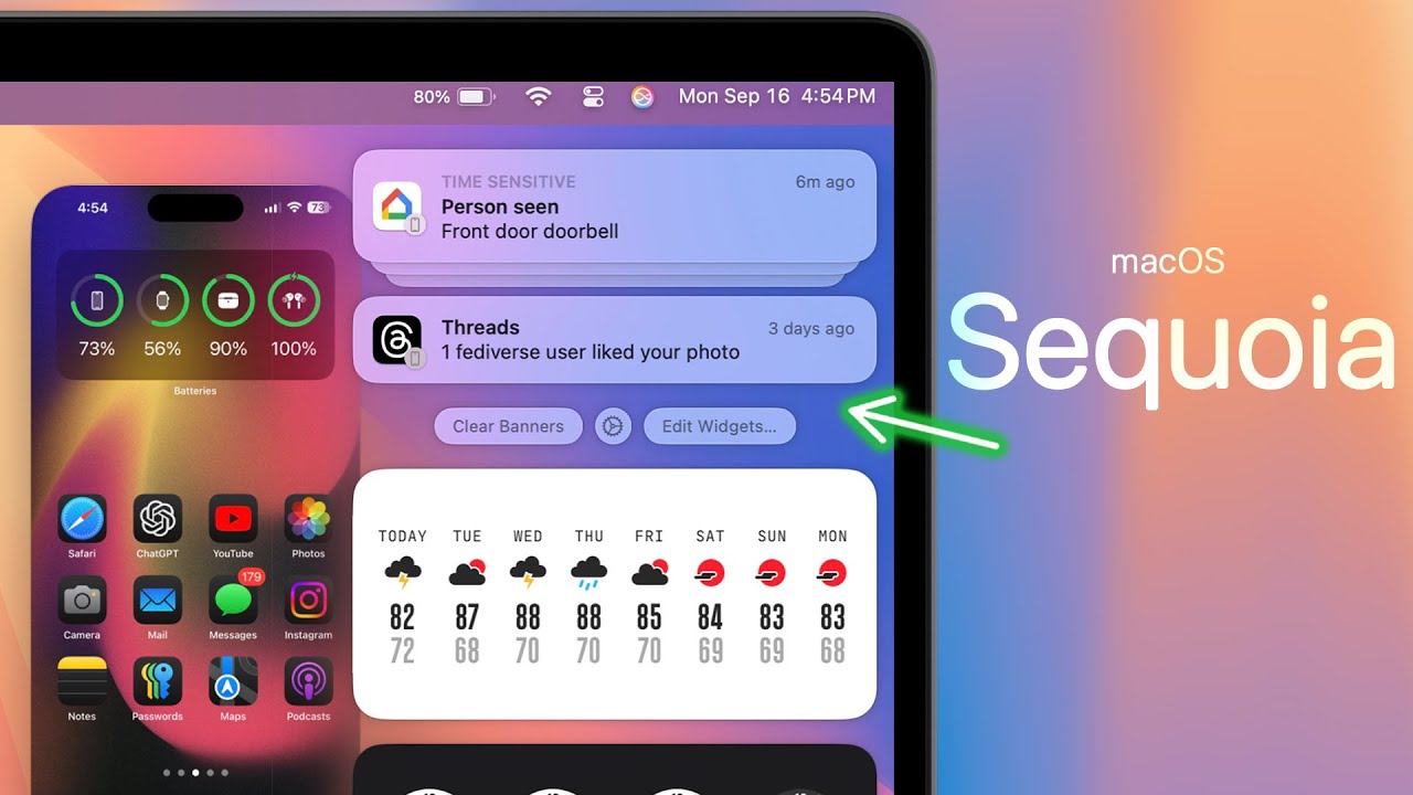 macOS 15 Sequoia Released - What's New? (75+ New Features)