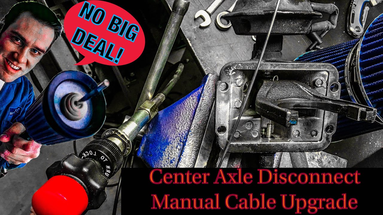 Dodge / Jeep Center Axle Disconnect Manual Mod | Vernier Locking Cable Upgrade