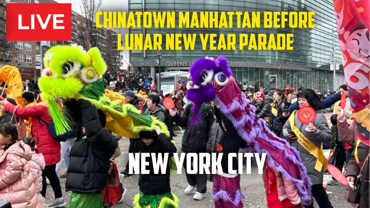 New York City: Chinatown Manhattan Befor Lunar New Year Parade | New York Saturday Live