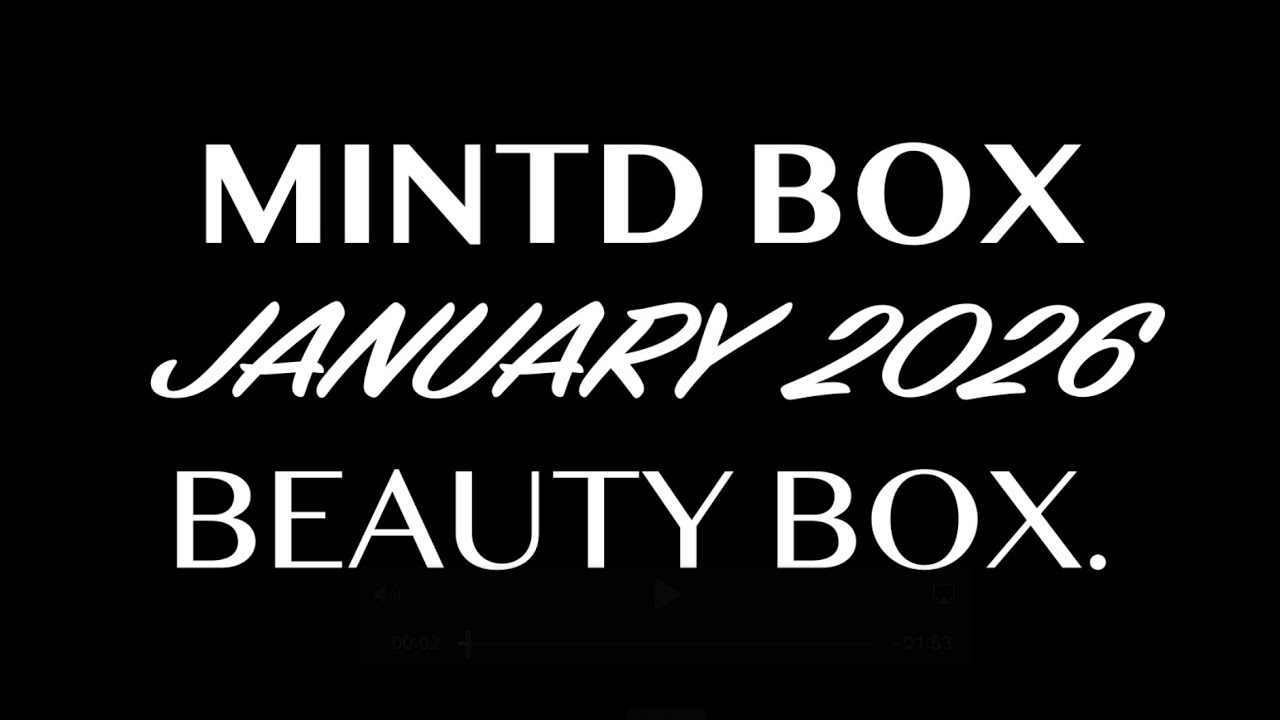 MINTD BOX JANUARY 2026 BEAUTY BOX. SPOILERS.