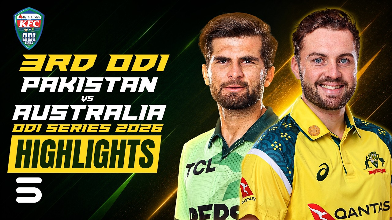 Full Match Highlights | Pakistan vs Australia | Match 03 | ODI Series 2026 | PCB | M9J1U
