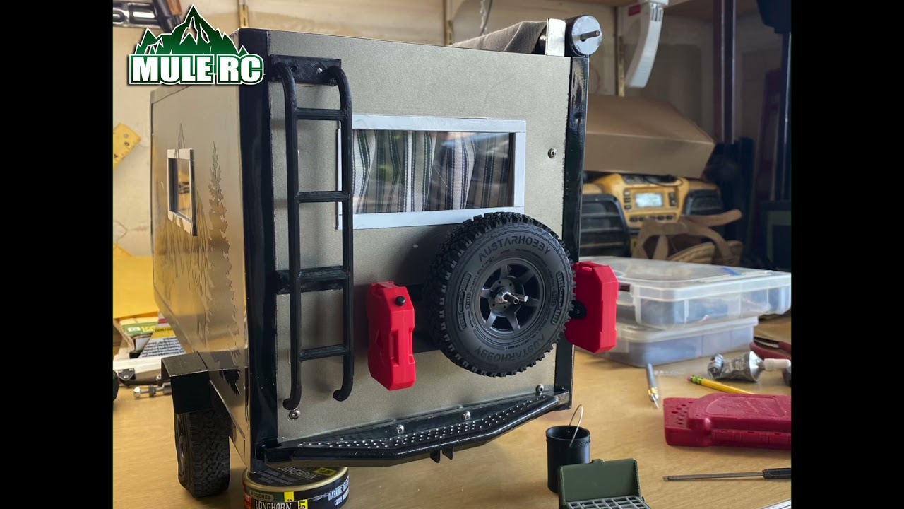 Part 3 FINALLY DONE. Camper RV trailer rc build.